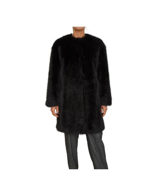 Max Mara Black Single-Breasted Coats