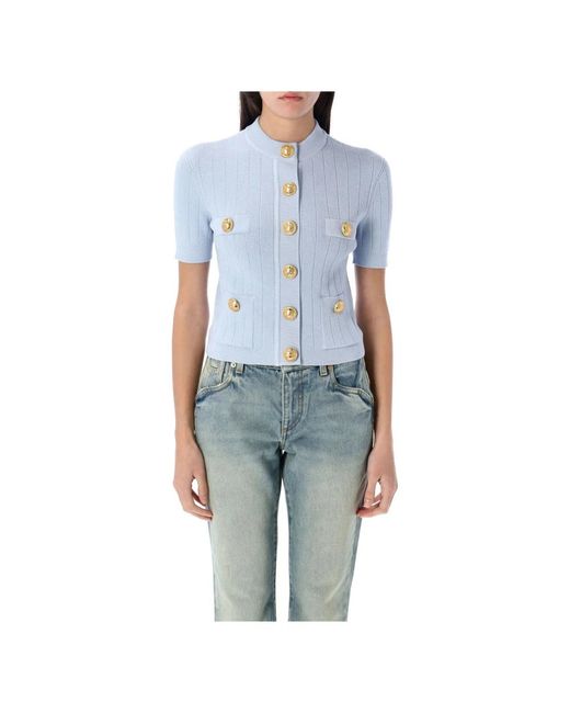 Balmain Cardigans in het Blue
