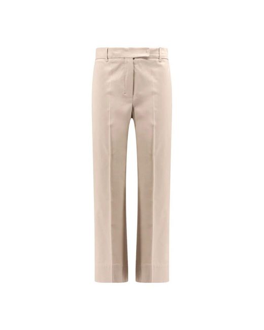 Max Mara Natural Hose Mit Ausgestelltem Bein