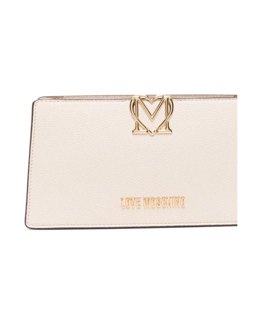 Love Moschino Natural Shoulder Bags