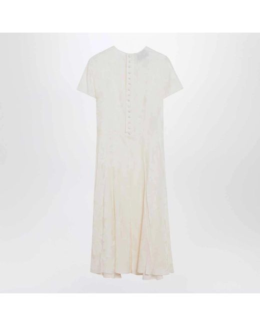 Midi Dresses Prada de color White
