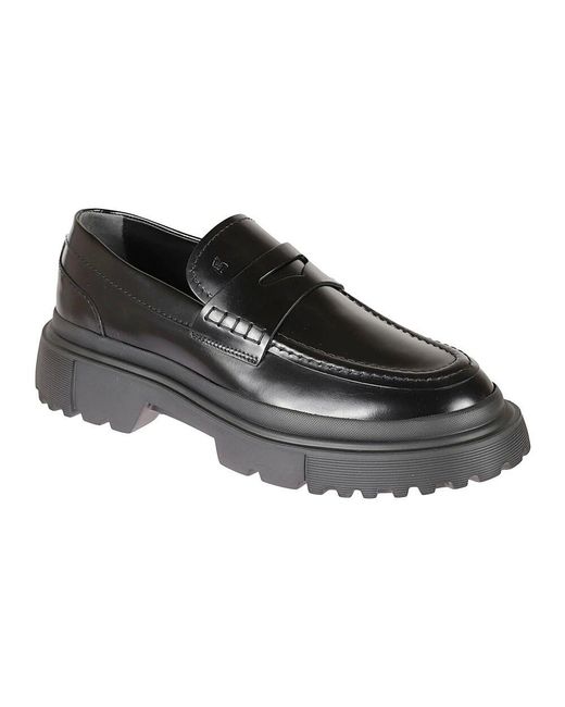 Loafers di Hogan in Black da Uomo