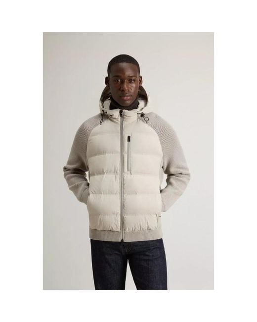 Winter Jackets Woolrich de hombre de color Natural