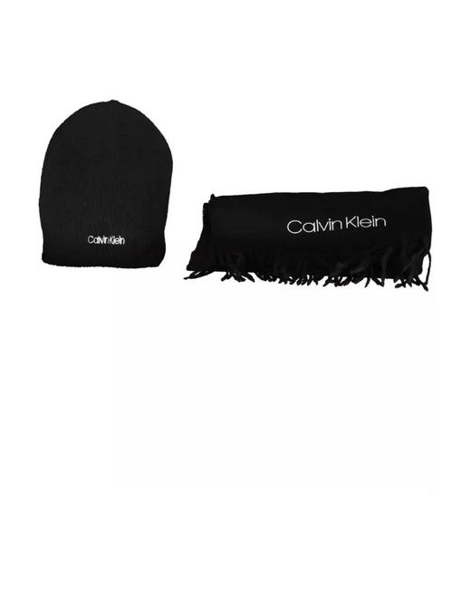 Calvin Klein Black Beanies for men