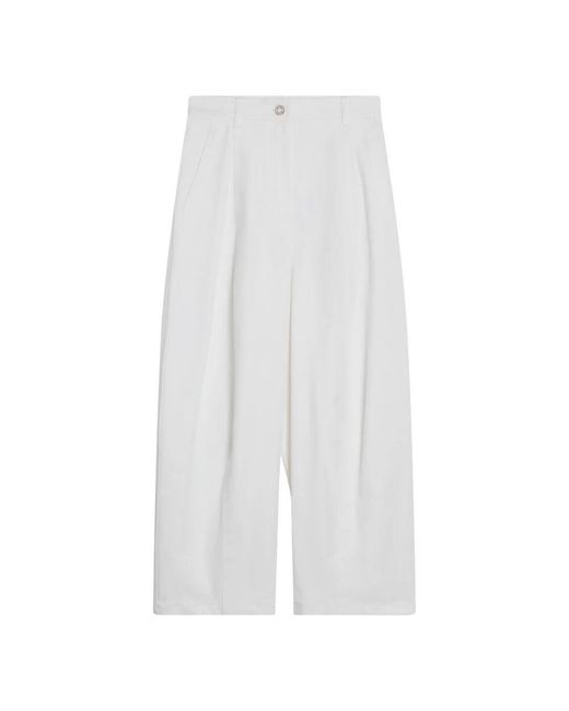 Max Mara White Regular Fit Hose