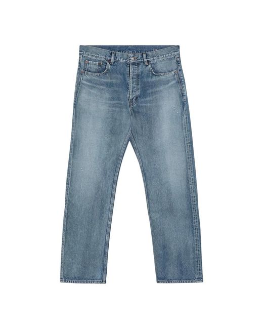 Straight Jeans Saint Laurent de hombre de color Blue
