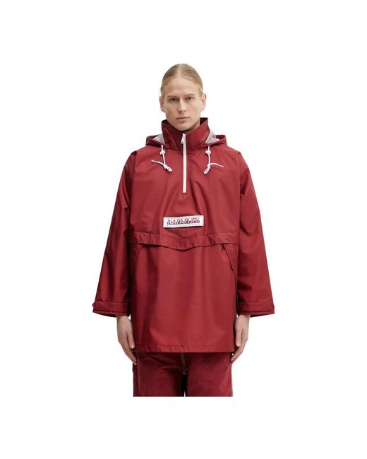 Napapijri Rainforest Axl Jacket in het Red voor heren