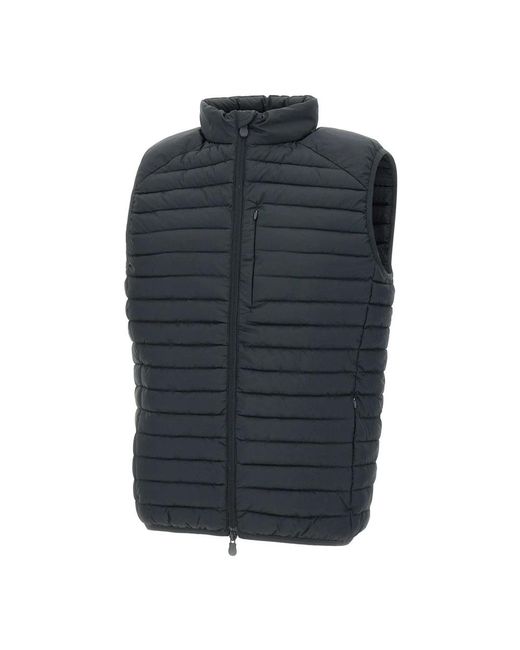 Save The Duck Blue Vests for men