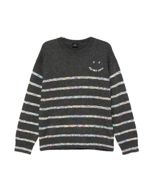 Paul Smith Black Round-Neck Knitwear for men
