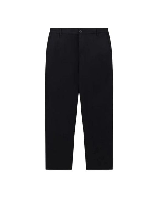 ARMANI EXCHANGE Black Straight Trousers for men
