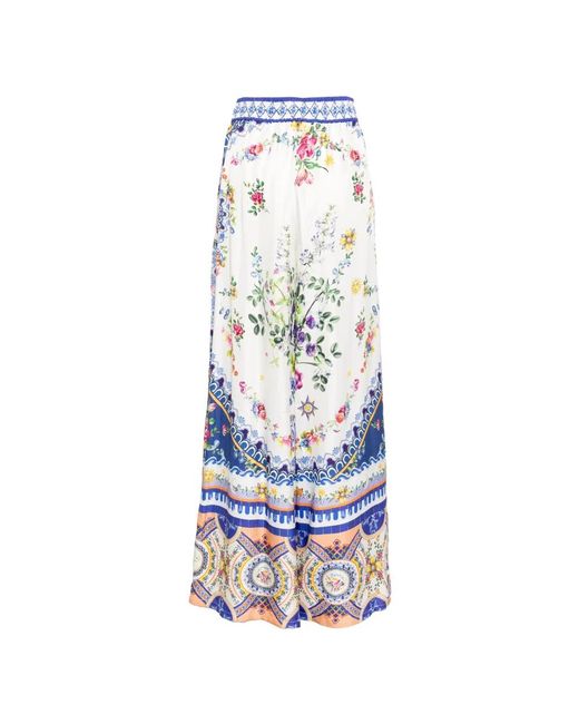 Camilla Blue Wide Trousers
