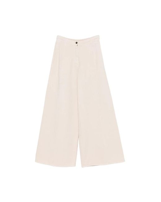Forte_forte Natural Wide Trousers