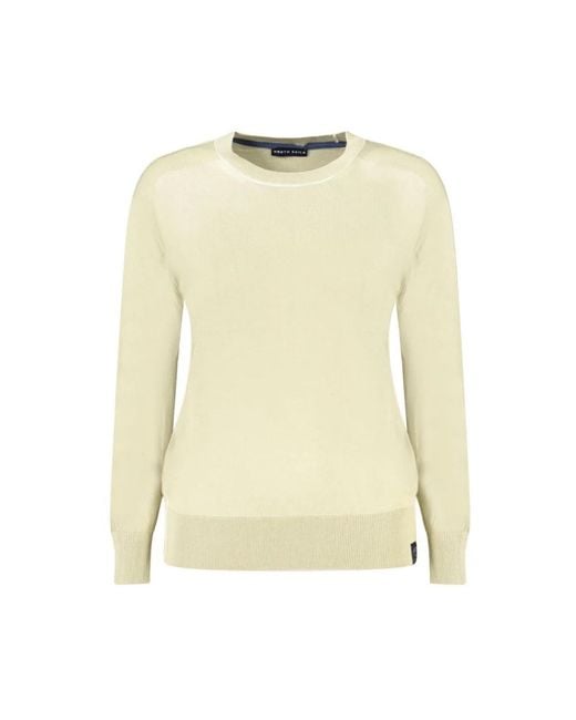 North Sails Yellow Round-Neck Knitwear