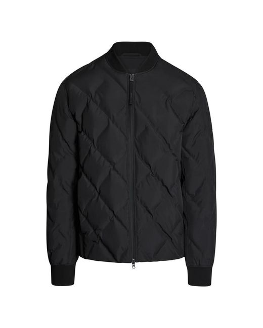 ALPHATAURI Black Bomber Jackets for men