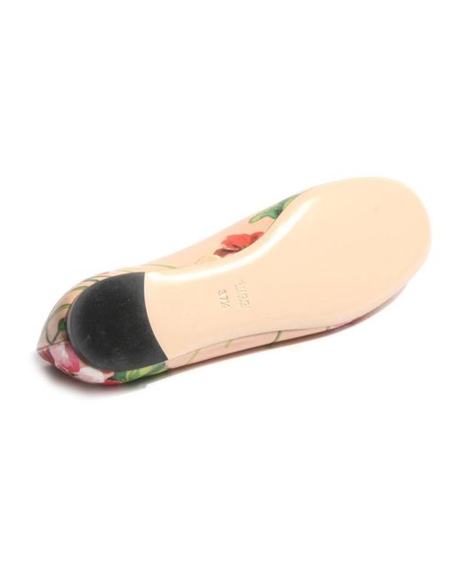 Gucci Pink Ballerina Shoes
