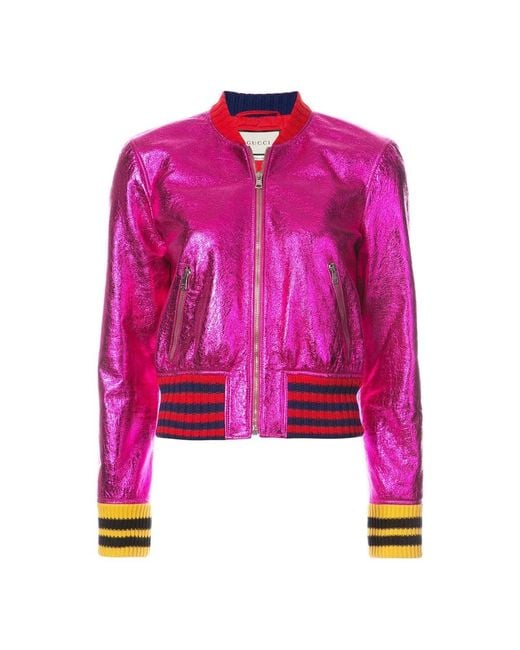 Gucci Pink Bomber Jackets