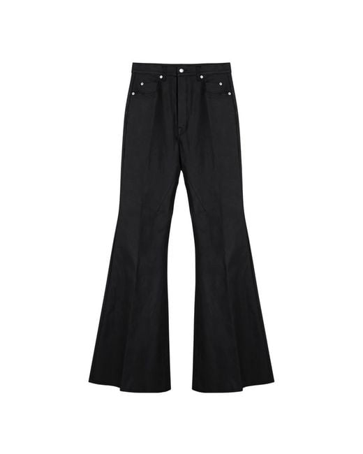 Rick Owens Black Wide Jeans for men