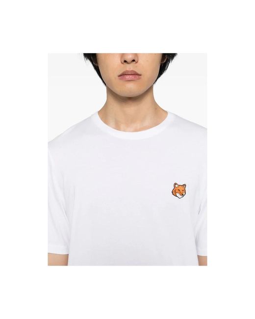 Maison Kitsuné White T-Shirts for men