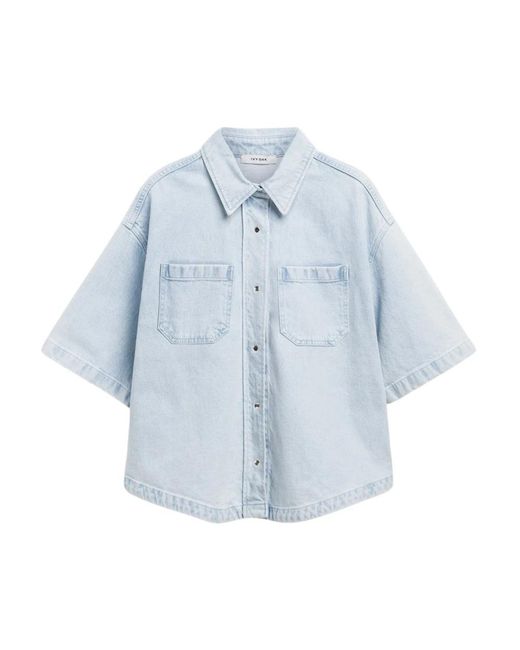 Denim Shirts IVY & OAK de color Blue