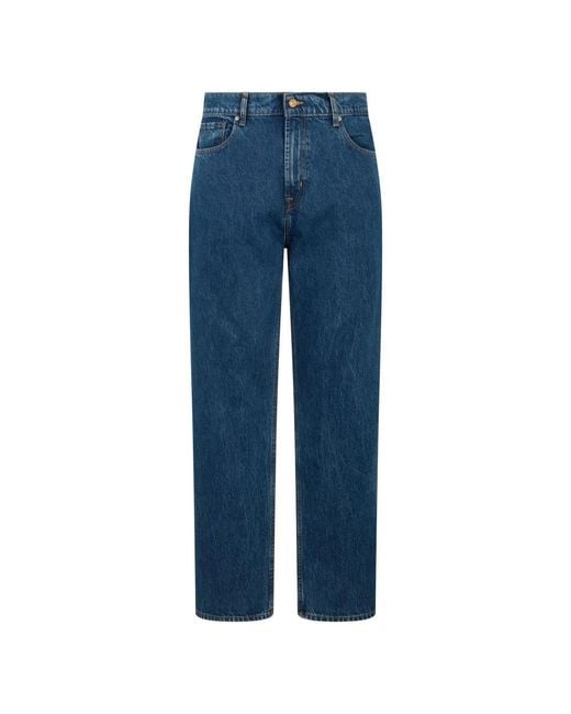 7 For All Mankind Blue Straight Fit Jeans for men