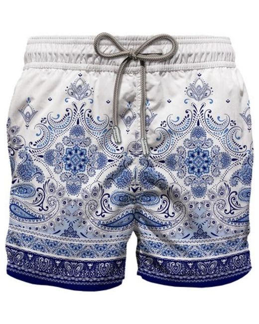 Mc2 Saint Barth Blue Beachwear for men