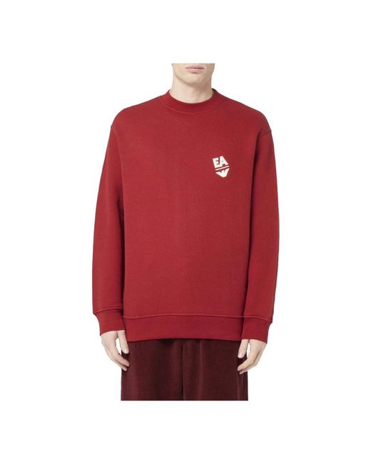 Emporio Armani Red Sweatshirts for men