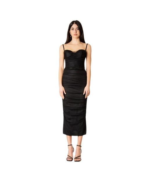 Midi Dresses 19:13 Dresscode en coloris Black