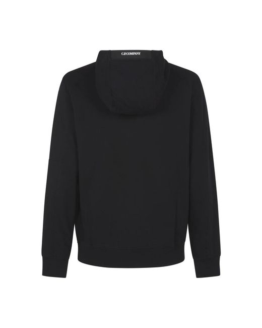 C P Company Black Hoodies for men