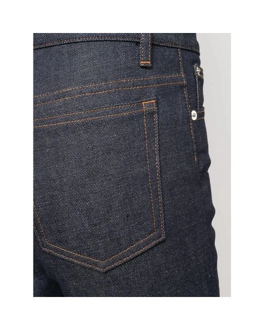 A.P.C. Blue Slim Fit Jeans for men