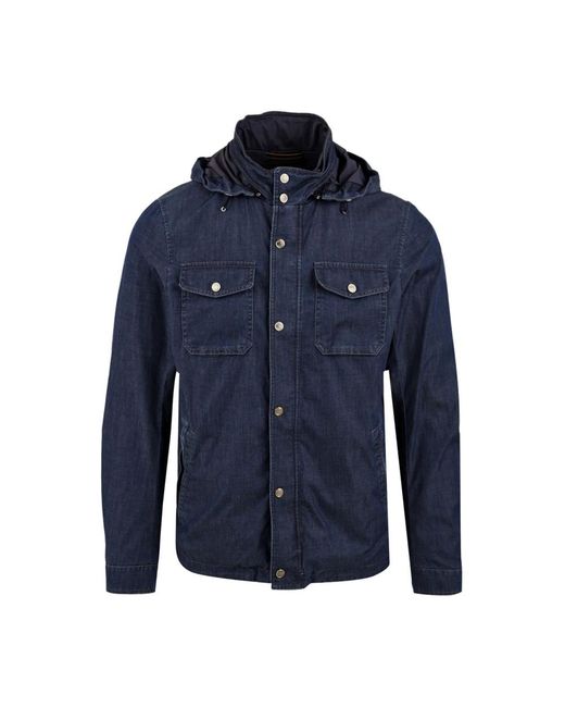 Denim Jackets Moorer pour homme en coloris Blue