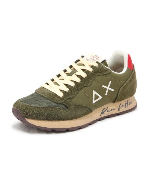 Sun 68 Green Sneakers for men