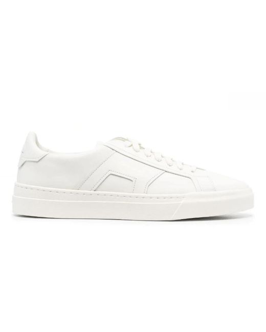 Santoni White Sneakers for men