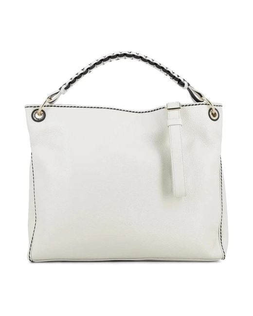 Plinio Visona' White Handbags