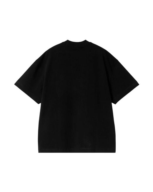 Carhartt Black Grafik Baumwoll-T-Shirt
