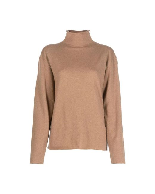 Turtlenecks di Jil Sander in Brown