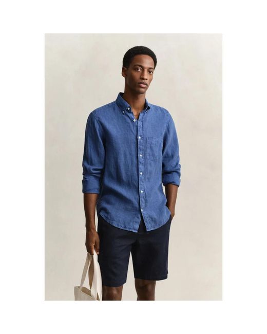 Gant Blue Casual Shirts for men