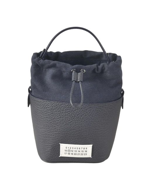 Maison Margiela Blue Bucket Bags