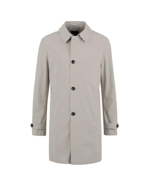 Bugatti Gray Single-Breasted Coats for men