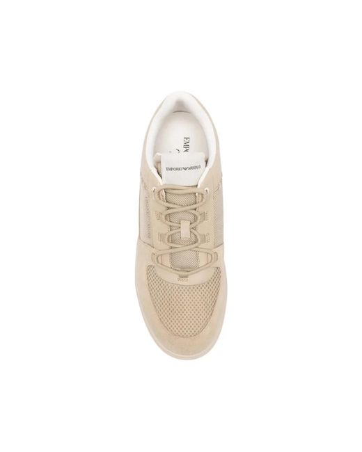 Emporio Armani Natural Sneakers for men