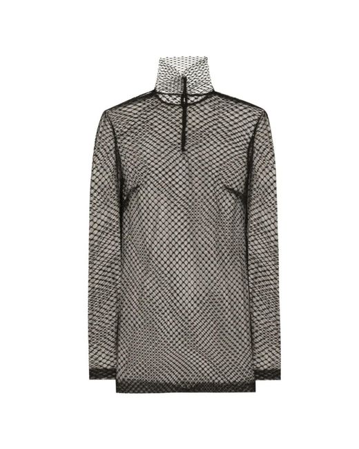 Blouses di Dolce & Gabbana in Gray