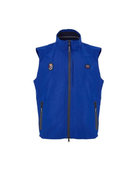 Paul & Shark Blue Vests for men