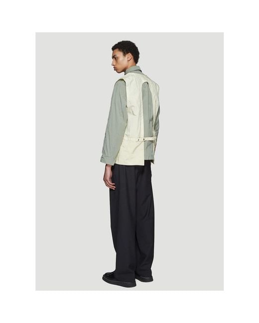 Jil Sander Green Waistcoats for men
