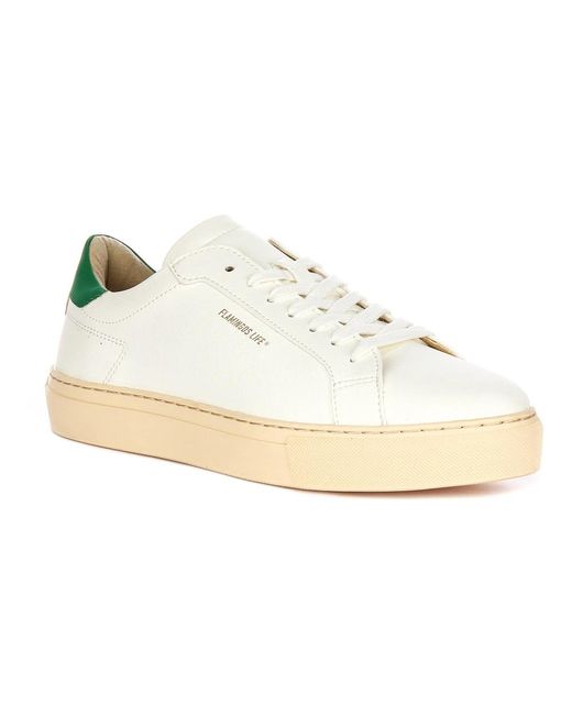 Flamingos' Life White Sneakers