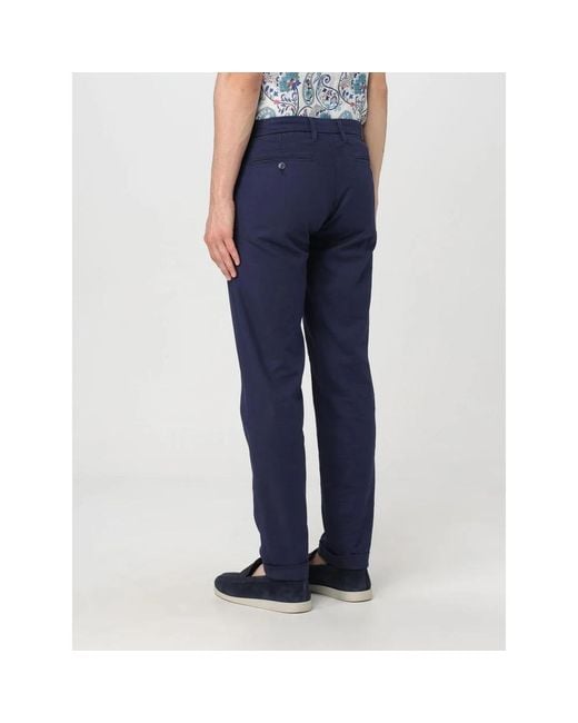 Re-hash Chinos Broek Casual in het Blue voor heren