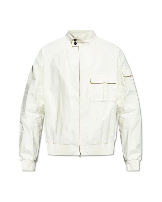 Light Jackets di Ferragamo in White da Uomo