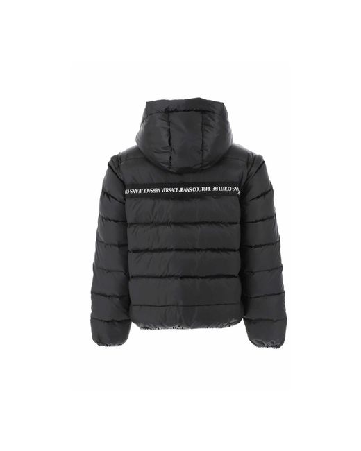 Versace Jeans Couture Black Down Jackets for men