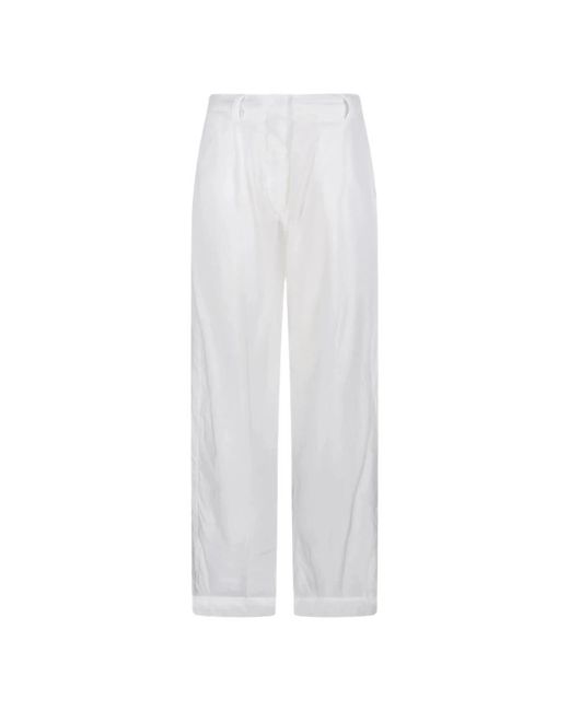 Thelatest White Straight Trousers