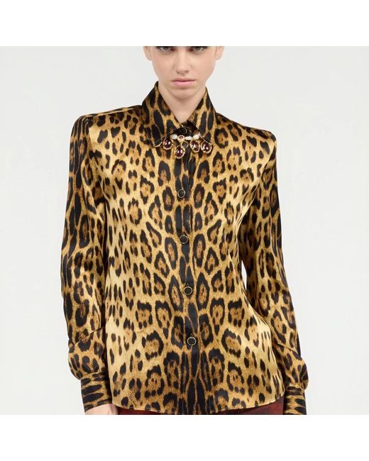 Roberto Cavalli Brown Shirts