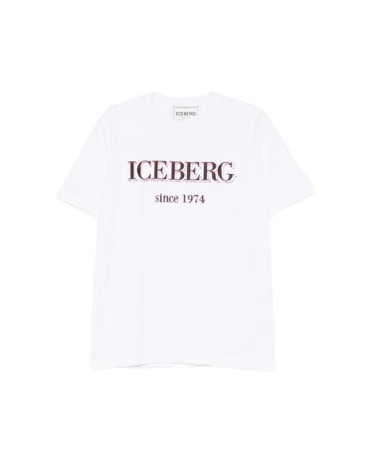 Iceberg White T-Shirts for men