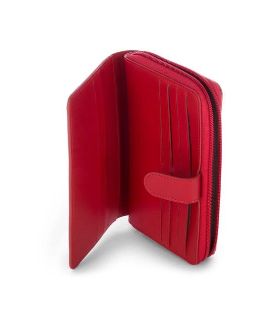 Lancaster Red Glatter schulterbegleiter mit druckknopfverschluss